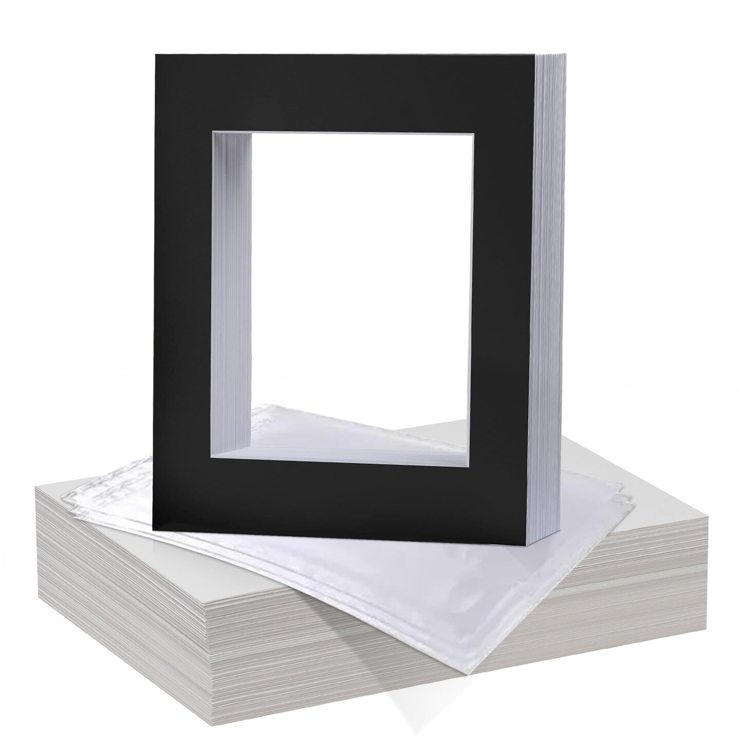 thumbnail image 2 of Pre-Cut Mat Frames - White, 22\" X 28\"  18\" X 24\" Artwork Size Pkg Of 12 309722815690571787 2 of 12