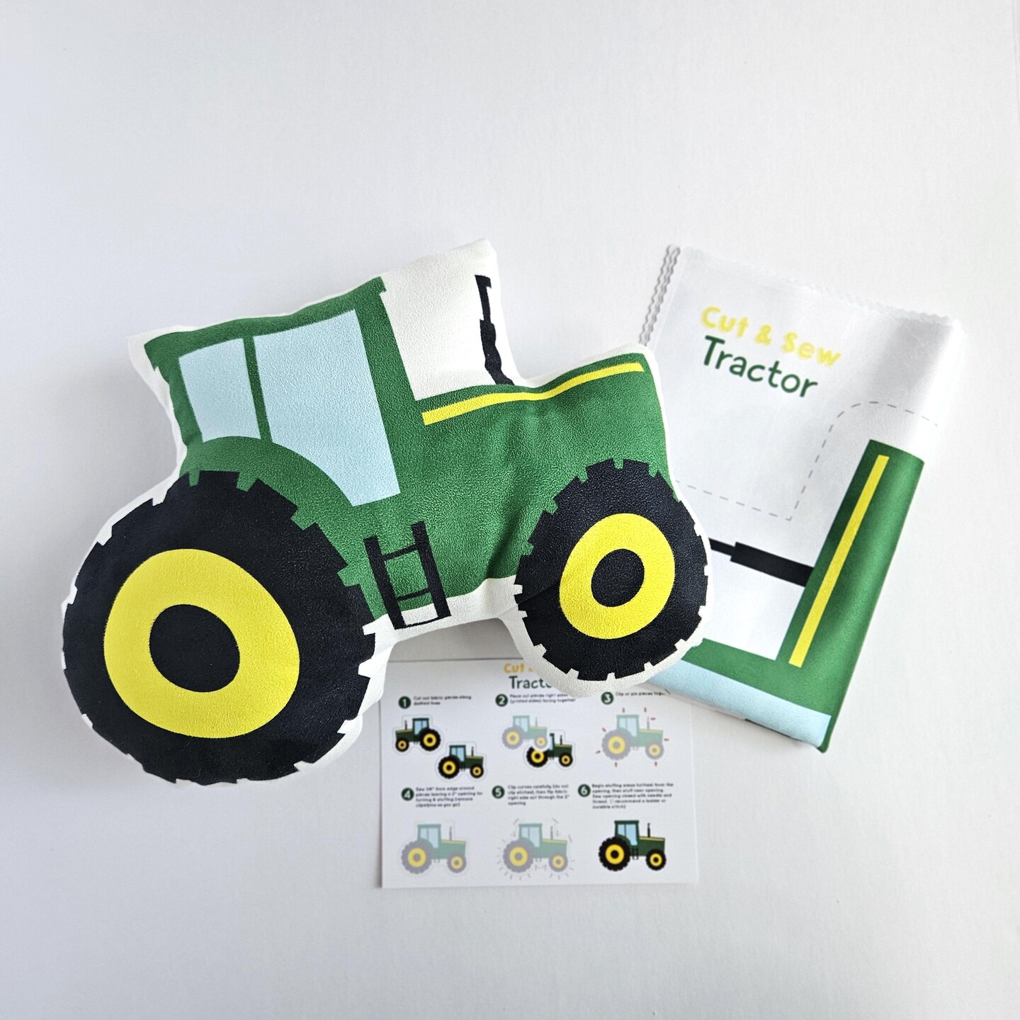 DIY Farm Tractor Sewing Kit, Tractor Fabric Panel, Tractor Cushion, Tractor  Sewing Pattern, Cut and Sew Tractor, DIY Tractor Soft Toy | MakerPlace by  Michaels, image size:1080x1080