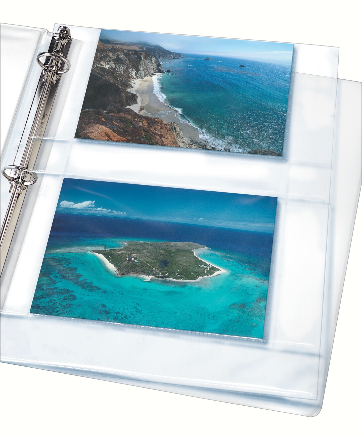 Avery Clear Photo Album Pages for 3 Ring Binders, 10 Sleeves Holds 40 Total Horizontal 4&#x22; x 6&#x22; Photos, 3 Packs, 30 Sleeves Total (13406)