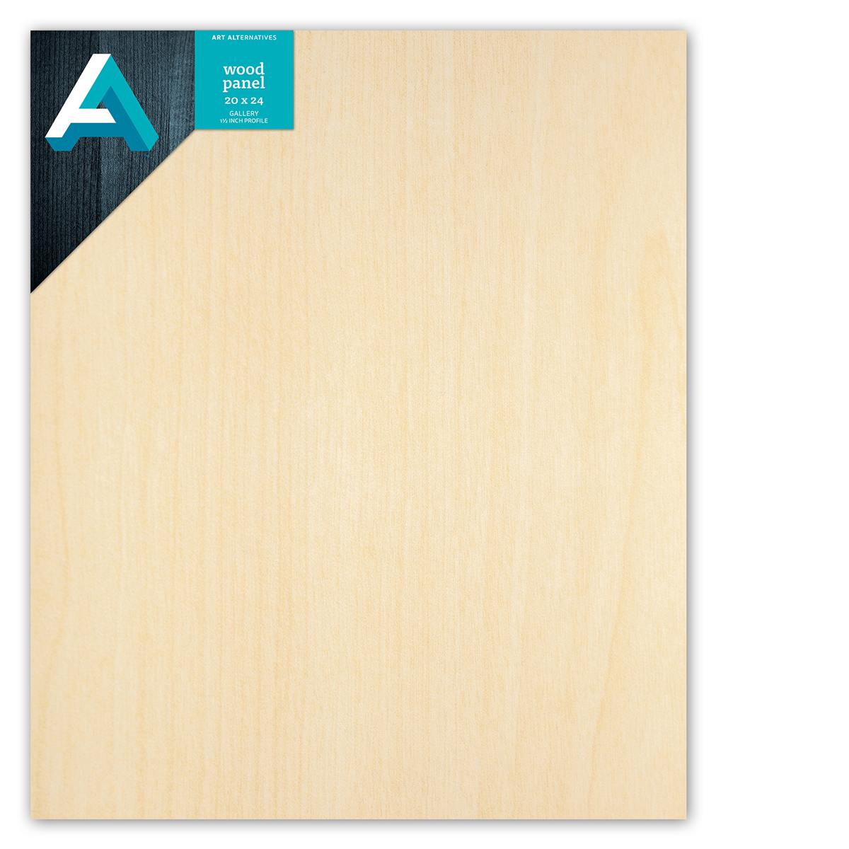 Art Alternatives Classic Wood Panel, Gallery, 1.5 in Profile, 20 in x 24 in