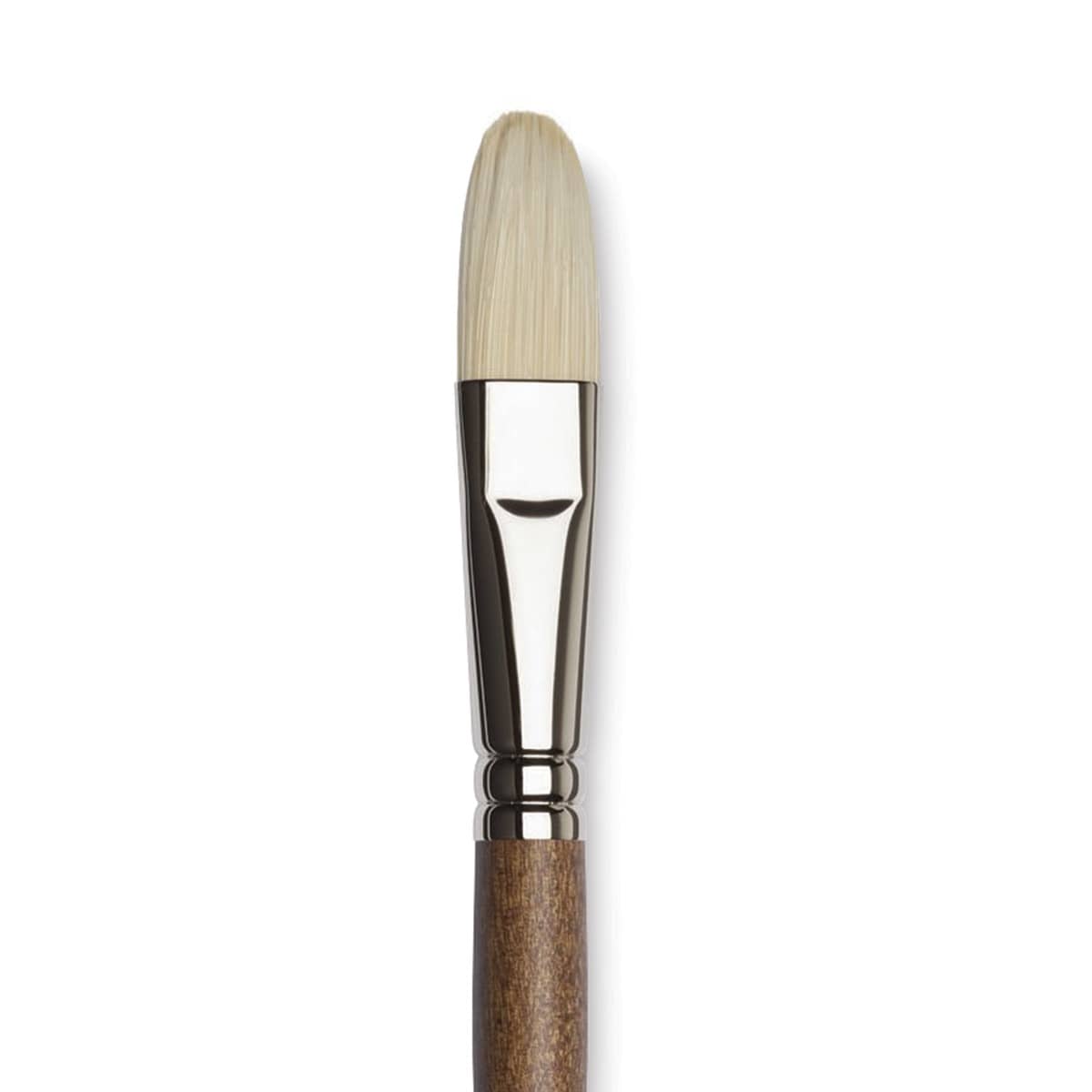 Winsor & Newton Artists' Oil Synthetic Hog Brush - Filbert, Size 10, Long Handle