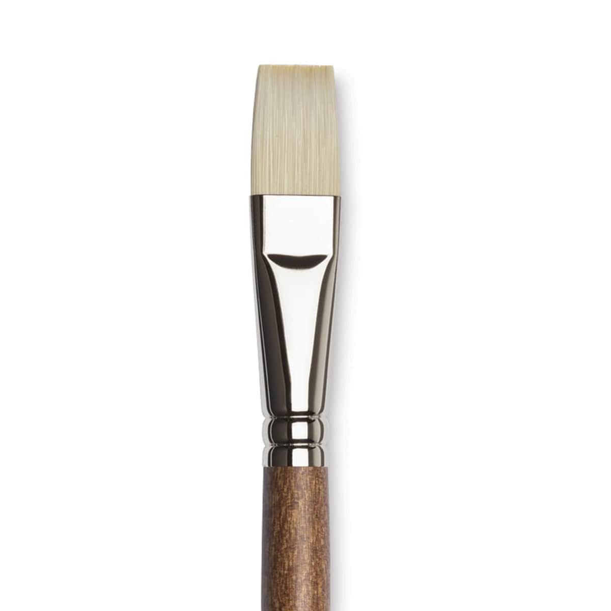 Winsor & Newton Artists' Oil Synthetic Hog Brush - Flat, Size 10, Long Handle