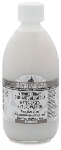 Maimeri Varnish - Water-Based Picture Varnish, Regular, 500 ml