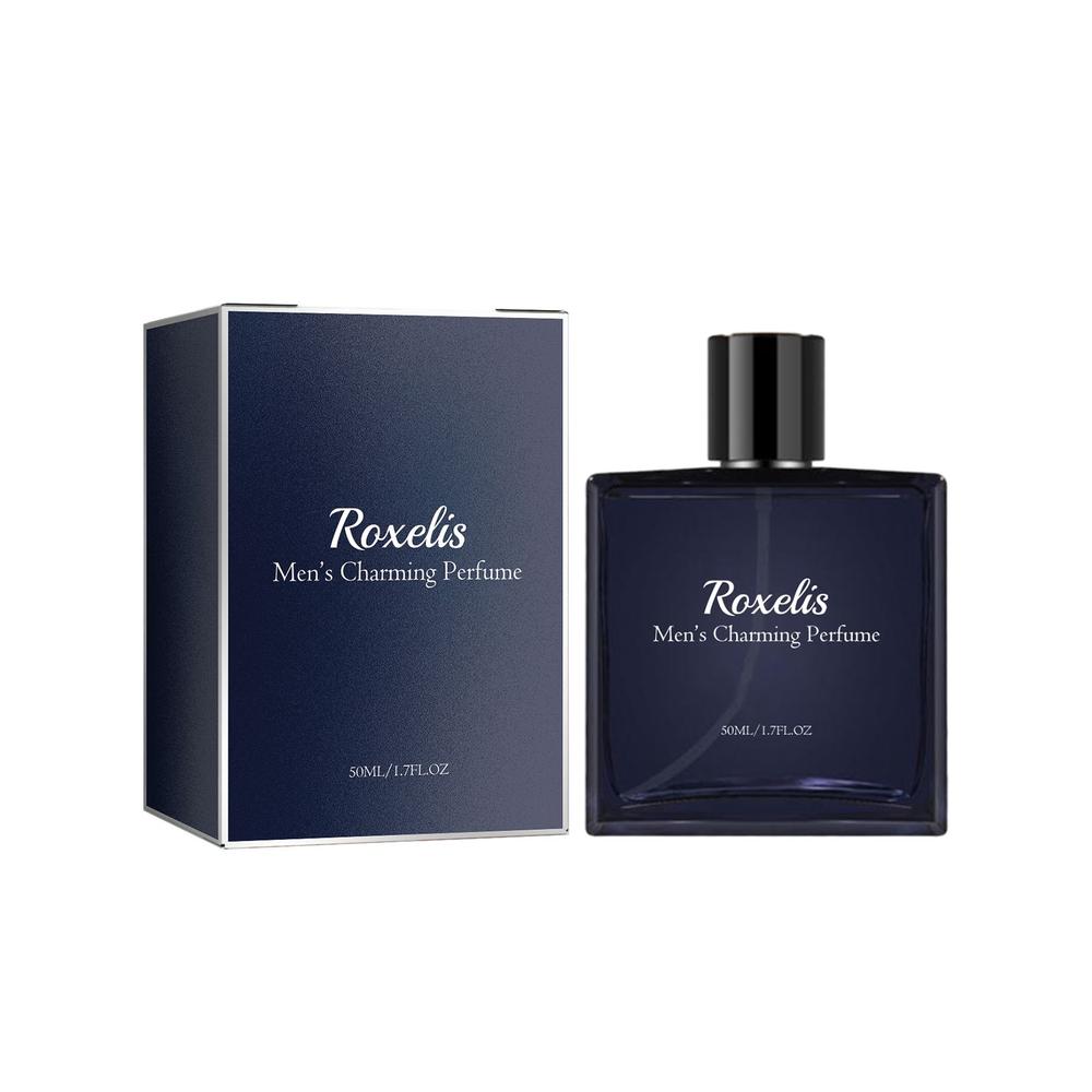 Roxelis - Black - Men's Charm Fragrance for Lasting Confidence and Romance - 1 Piece