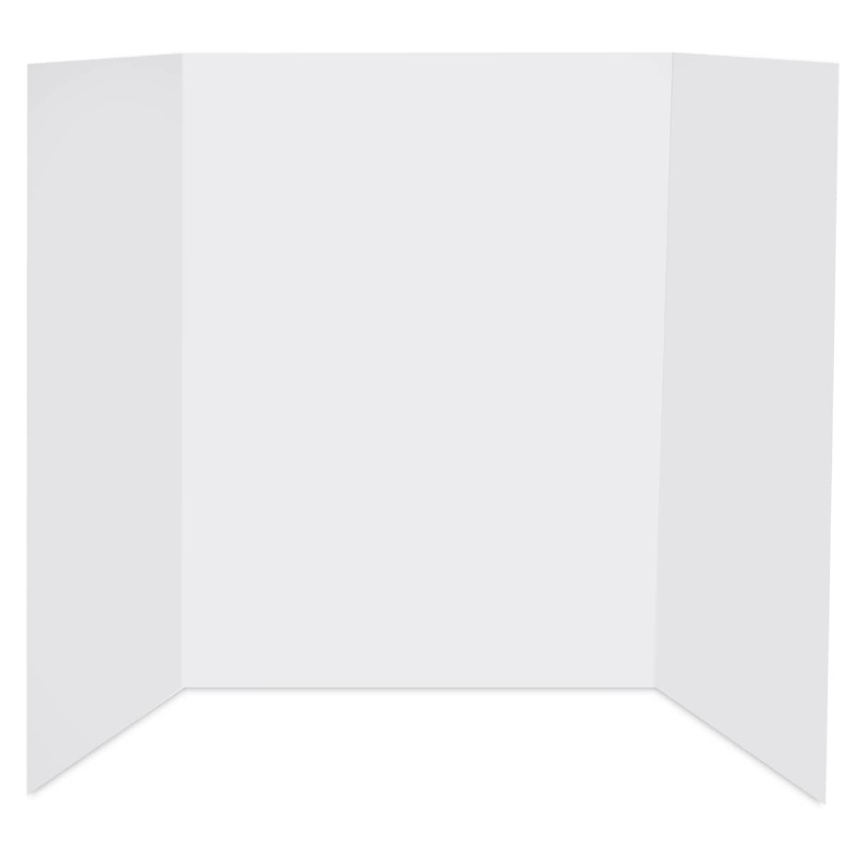 Fome-Cor Pro Folding Foam Pres Board - Tri-Fold, White, 28" x 40" x 3/16"