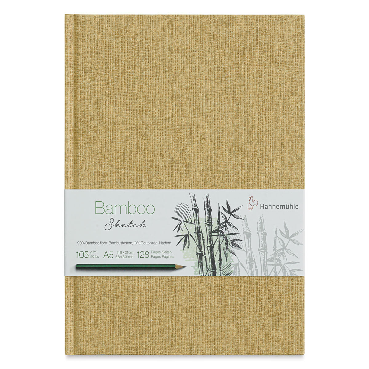 Hahnemühle Bamboo Hardbound Sketchbook - 8.3" x 5.8", 128 Pages, 50 lb
