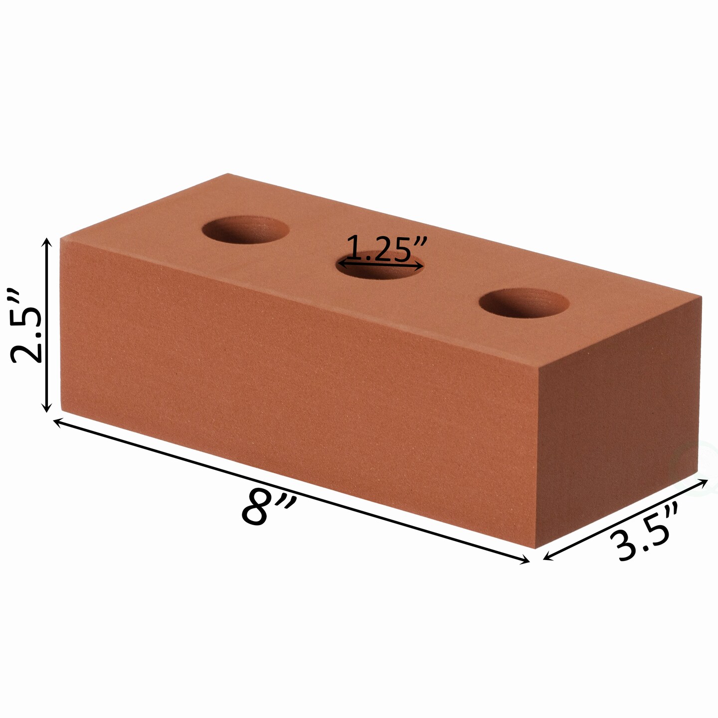 Construction Stacking Building Red Brick Block, Rectangle Foam Kids Pretend Play Creativity Toy