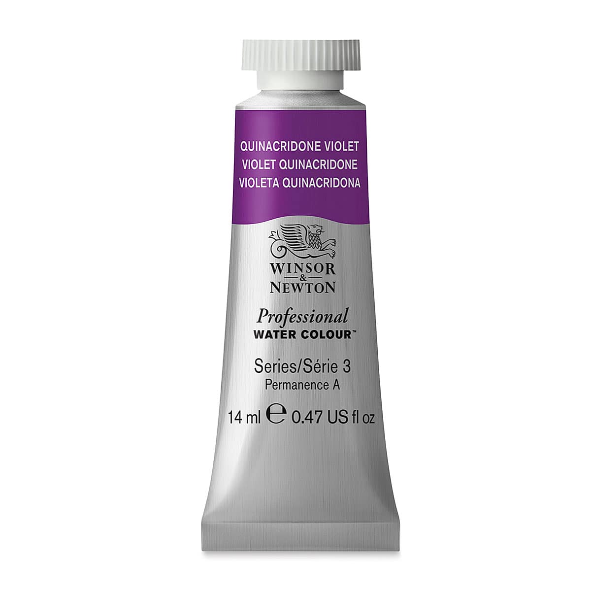 Winsor & Newton Professional Watercolor - Quinacridone Violet, 14 ml, Tube