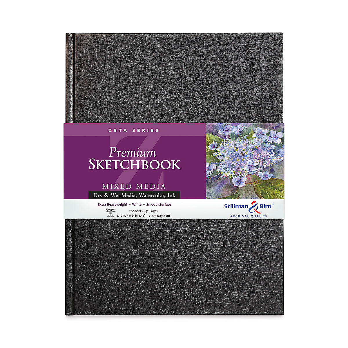 Stillman & Birn Zeta Series Hardcover Sketchbook - 11-3/4" x 8-1/4", Portrait