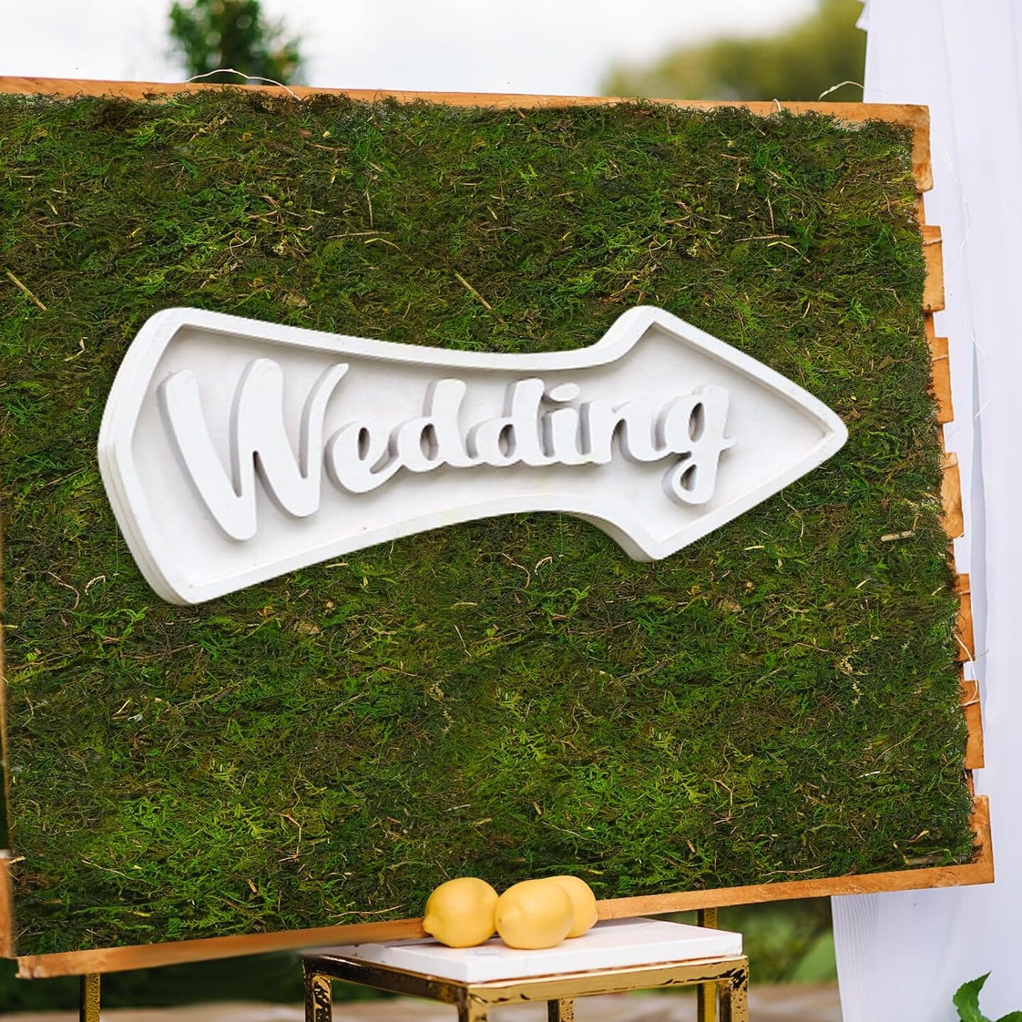 108&#x27;&#x27; x 12&#x27;&#x27; Moss Table Runner Dried Moss Sheet Roll for Crafts Preserved Moss Mat for Table Decoration Green Moss for Wedding Party Woodland Garden Fairy Decor