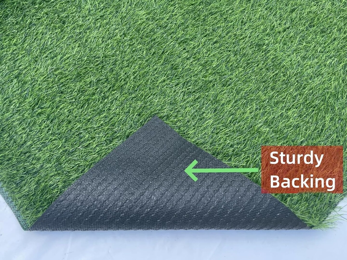 Artificial Grass Table Runner Rug 1 ft x 10 ft, Synthetic Fake Grass Turf Mat for Shelf Party Wedding Garden Home Decor, 0.8&#x22; Pile Height