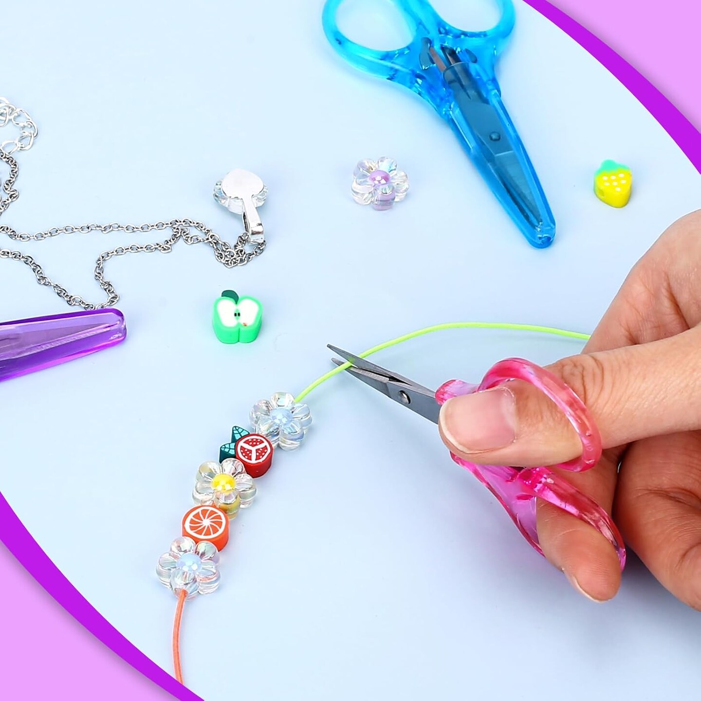 3Pcs Small Scissors All Purpose Craft Scissors Stainless Steel Scissors with Protective Cover Mini Detail Craft Scissors Precision Straight Fine Tips Design for Paper Cutting,Scrapbooking