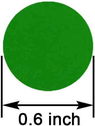 Green Confetti 0.6 inch,Round Green Foil Confetti,Shiny Green Confetti for Party Decoration or Filled Balloons,(3.52 oz)