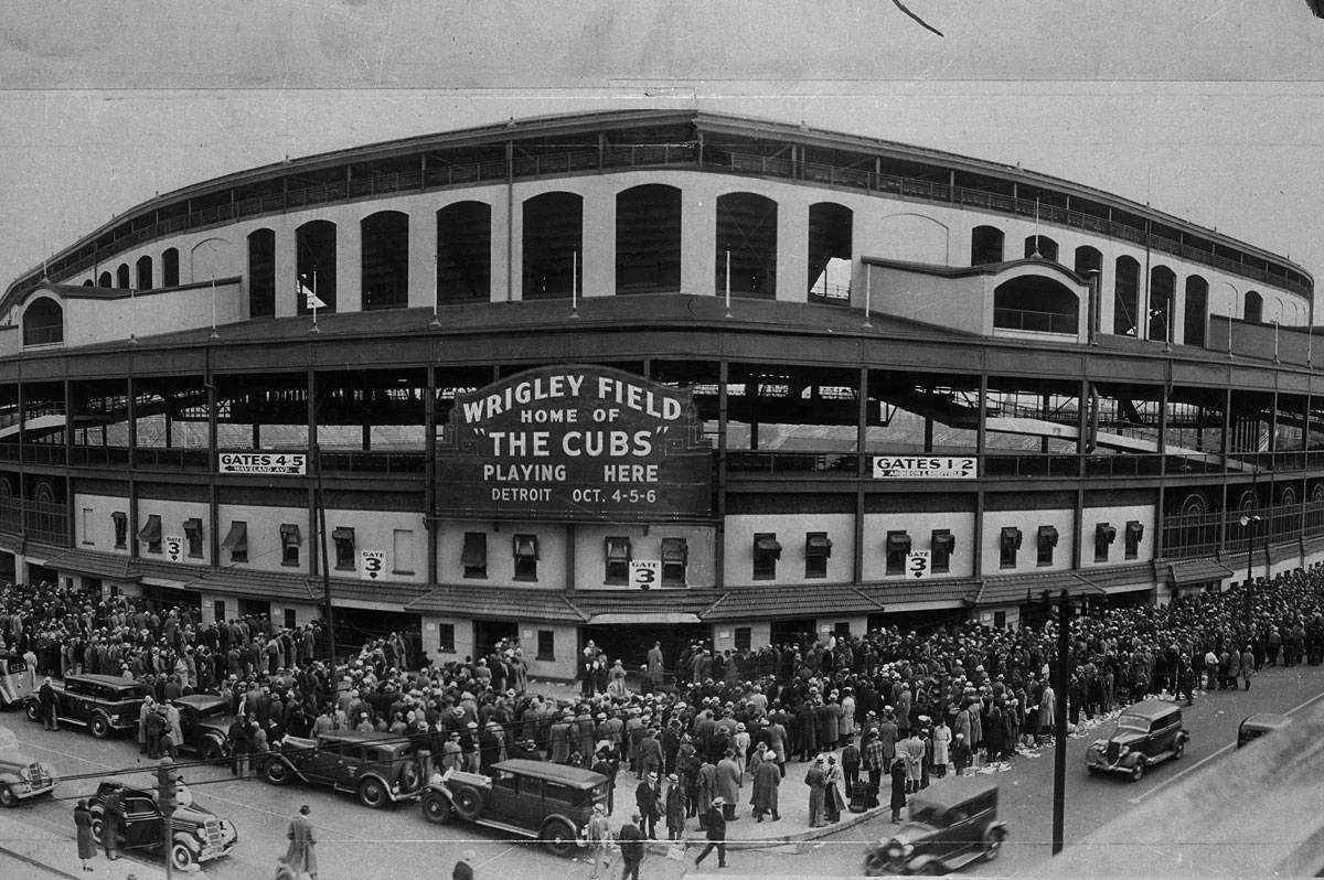 Chicago Cubs Baseball Wrigley Field Art