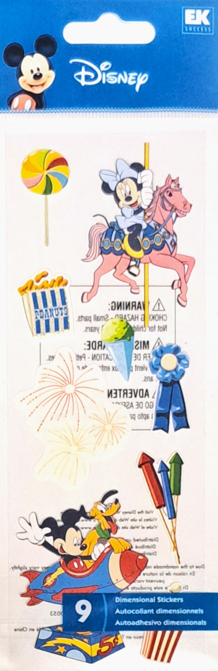 Disney State Fair Dimensional Stickers
