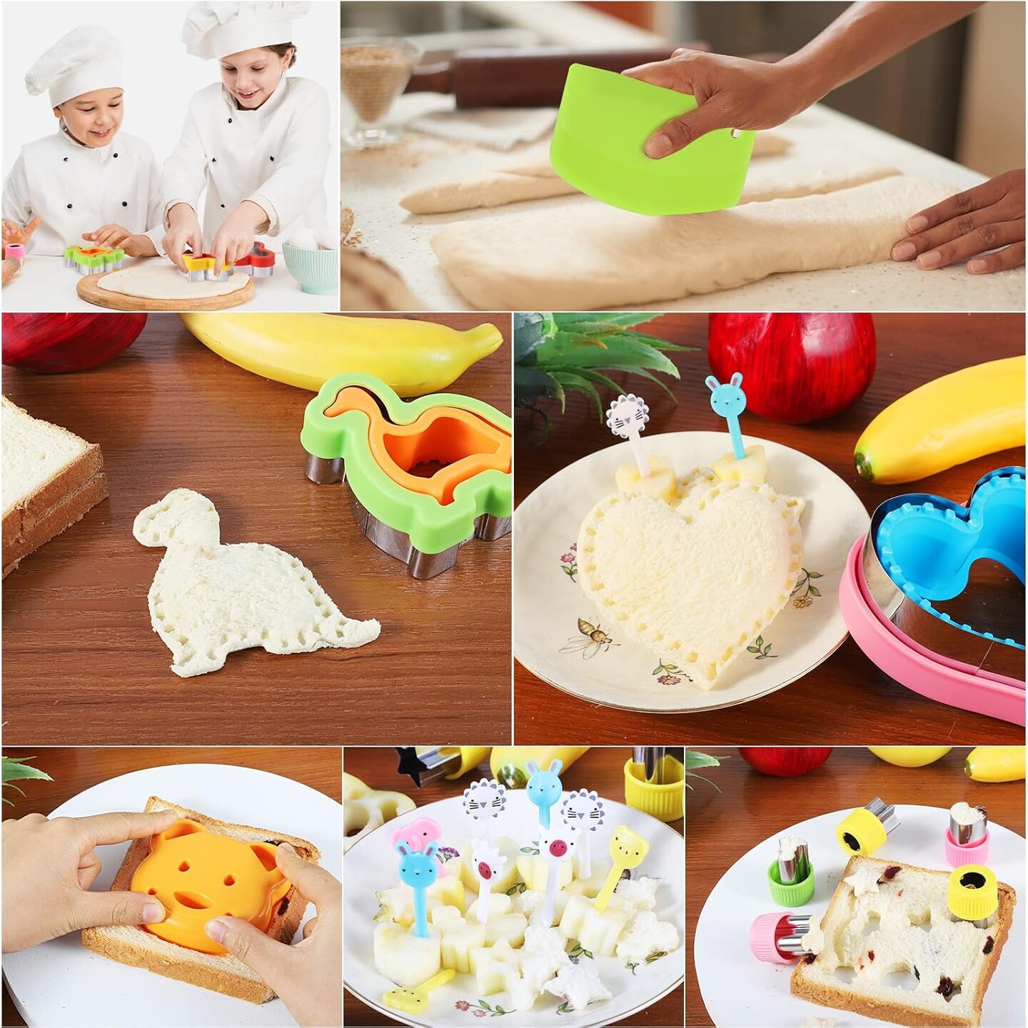 Sandwich Cutter and Sealer Set 24 Pieces