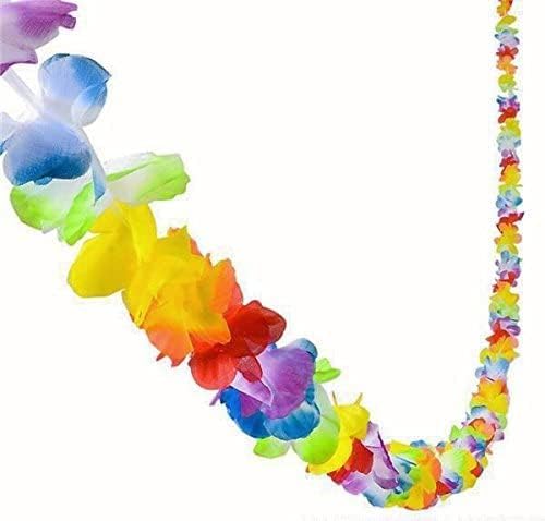 72 ft Plastic Flower Lei Garland/Hawaiian Floral Border/Luau Party Flower Garland/Hawaiian Party Garland/Luau Party Decoration
