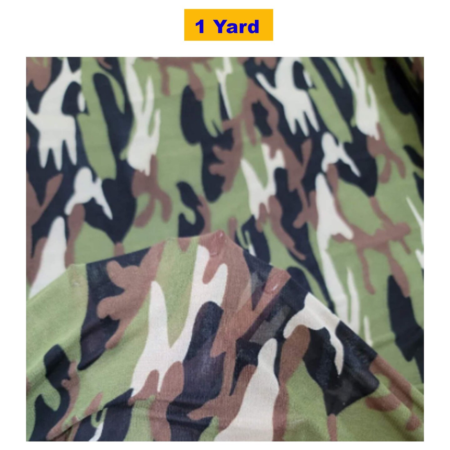Military Camouflage Print 4 Way Stretch Fabric 60" Wide Sportswear Mesh