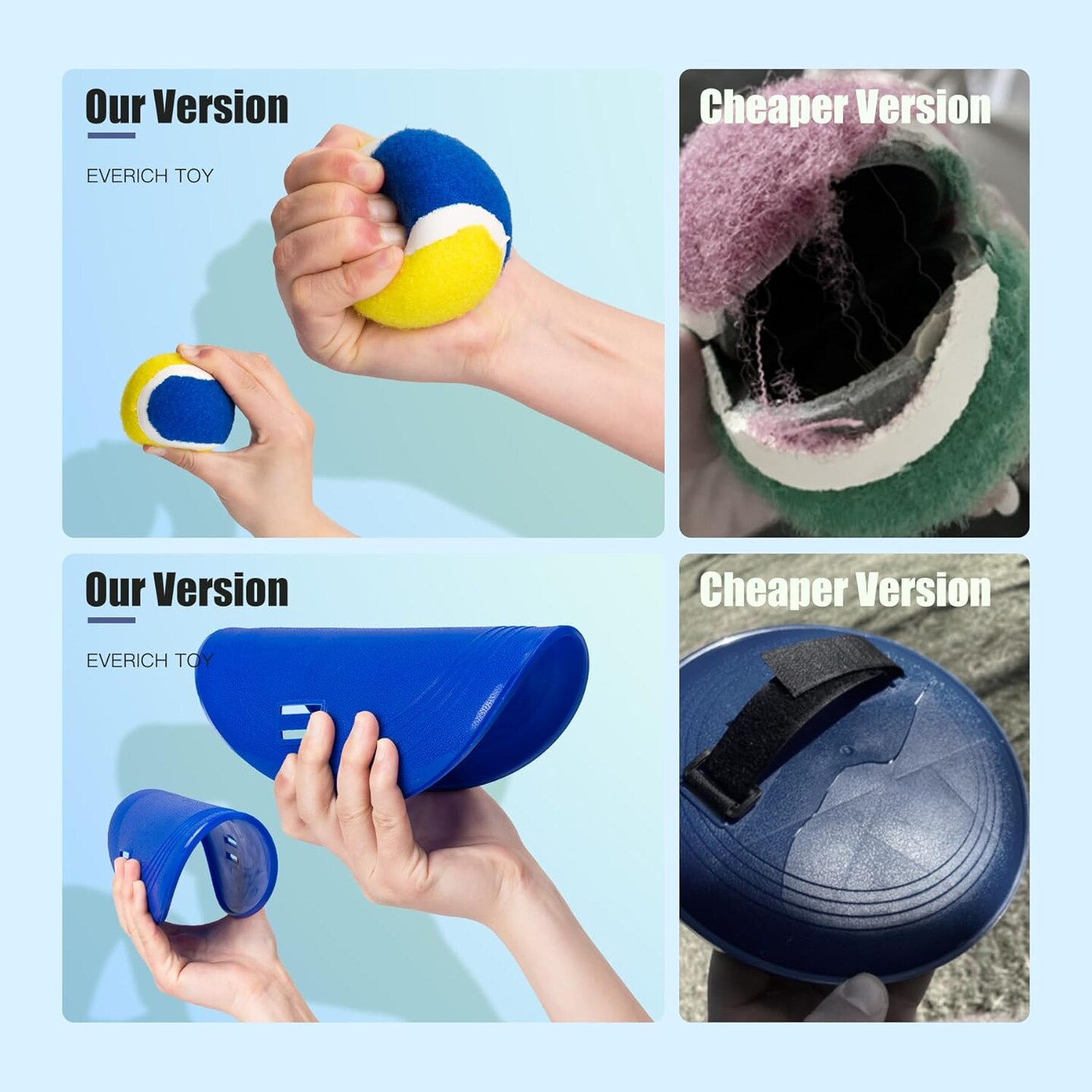 Upgraded Toss and Catch Ball Game Set - Indoor and Outdoor Games for Kids 3-12, Beach Sand Pool Water Toy Includes 2 Paddles 2 Sticky Balls, Great Birthday Easter Gifts for Boys Girls