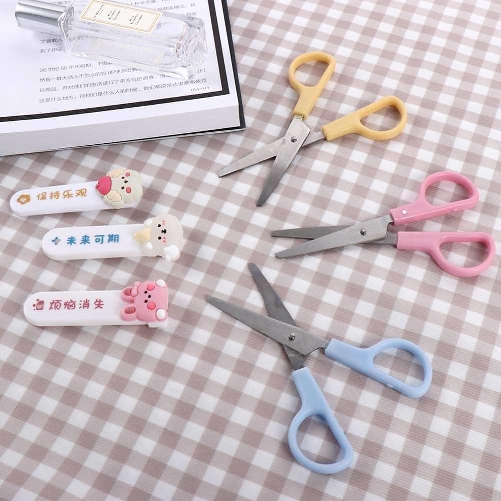 Stainless Steel Mini Craft Scissors - Multi-Purpose Portable Design for Art Projects, Sewing and Precision Cutting with Sharp Durable Blades