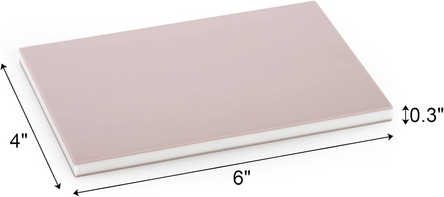 BENECREAT Stempelschnitzblöcke - 2 Blatt A4 Gummi Für Stempelherstellung