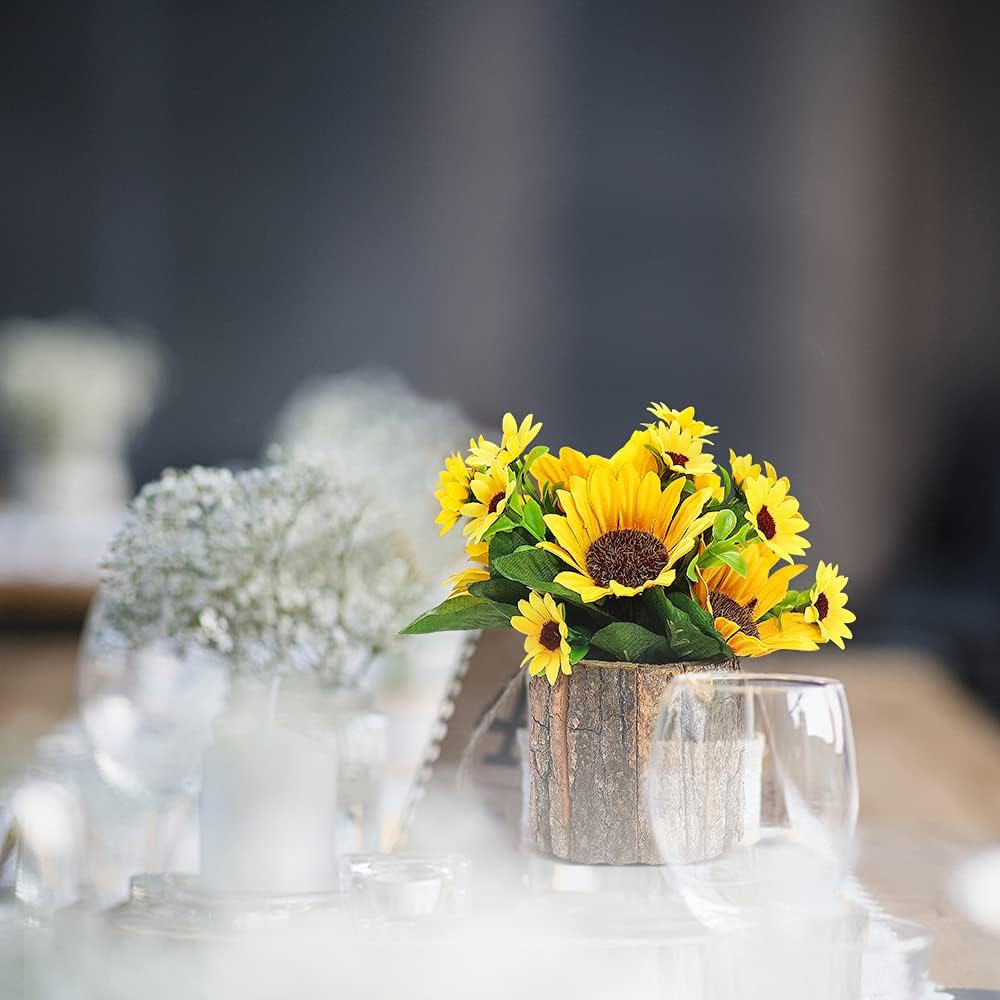 Artificial Sunflowers for Spring Decor Centerpieces