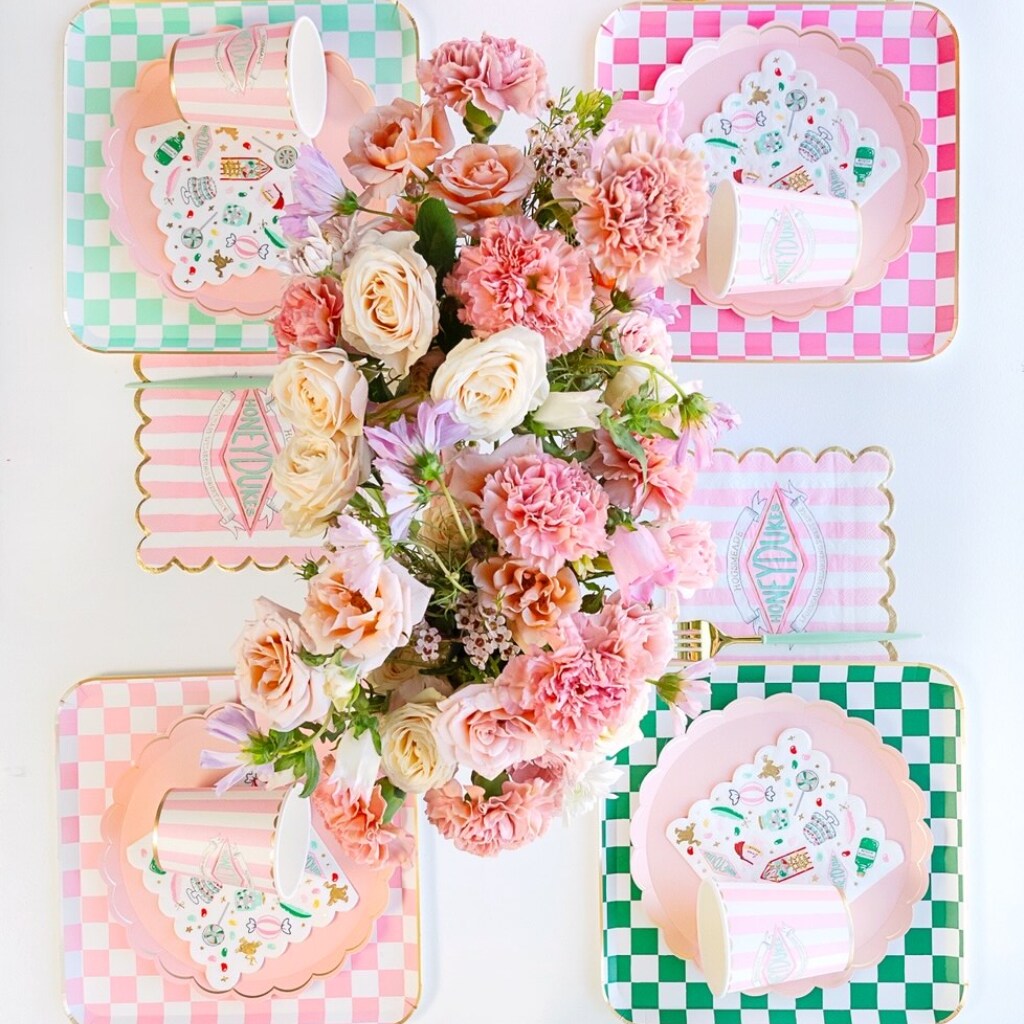 HARRY POTTER X BONJOUR F&#xCA;TE HONEYDUKES LARGE CHECKER PLATES