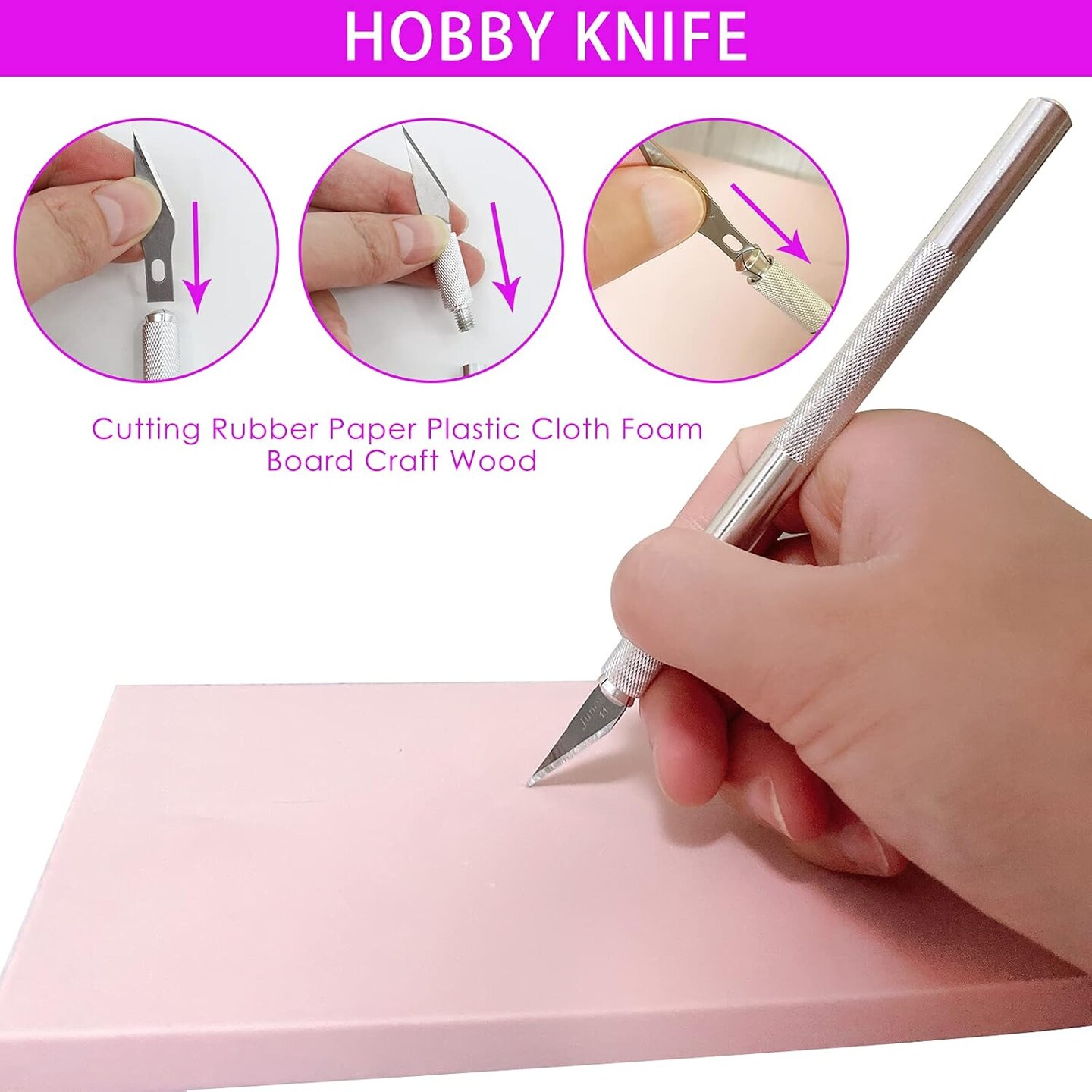 12PCS Rubber Carving Blocks Linoleum Block 4"x6" Rubber Stamp Carving Blocks Stamp Making Kit Linoleum Cutter with Blades and Carving Rubber Stamps for Stamp Carving, Printmaking