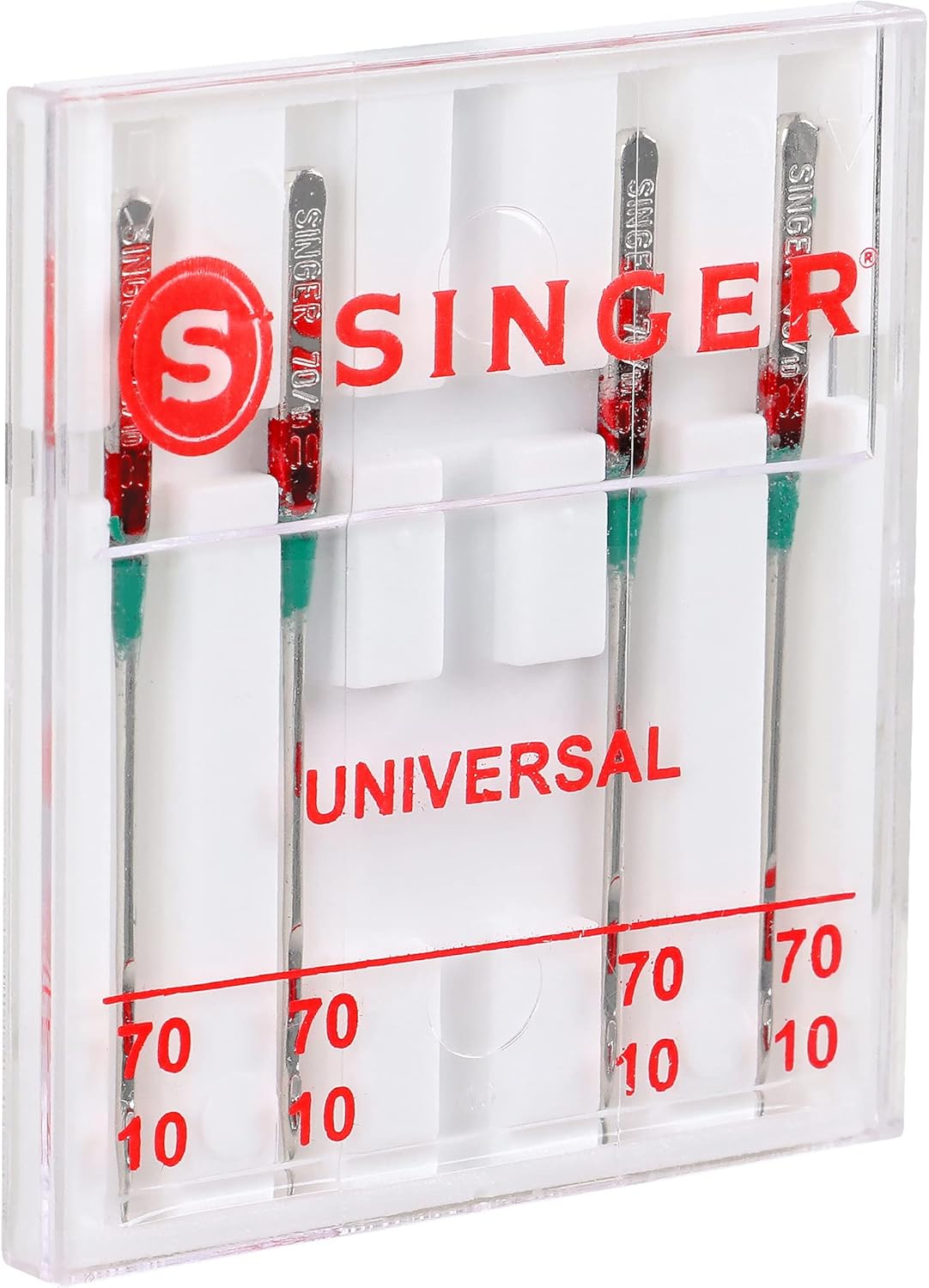Universal Regular Point Sewing Machine Needles, Size 70/10-5 Count