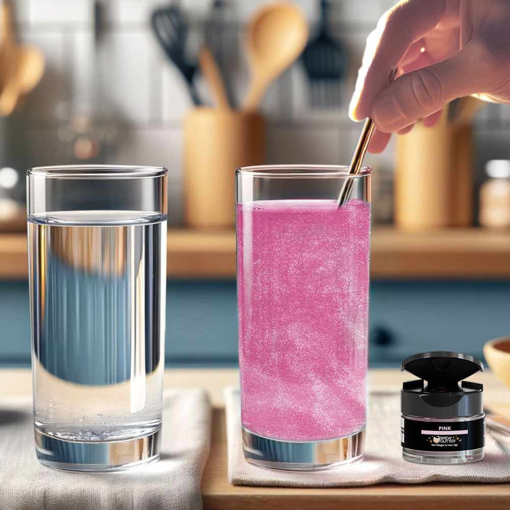 Neon Pink Edible Glitter Spray 4g Pump | Tinker Dust&#xAE;