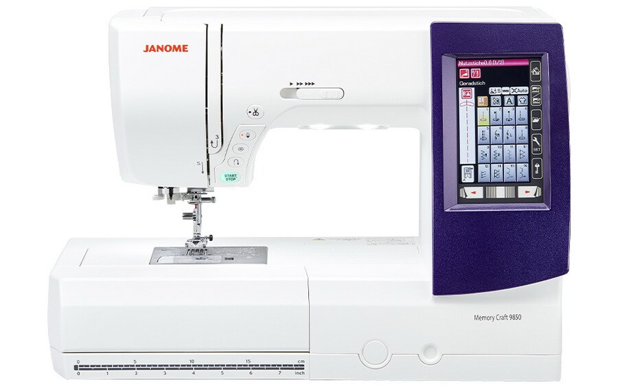 Janome Horizon Memory Craft 9850 Embroidery and Sewing Machine