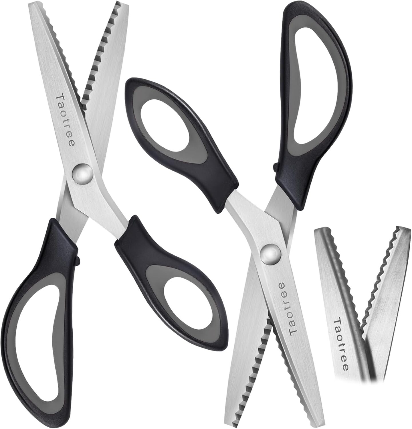 9.5" Fabric Scissors Pinking Shears, Zig Zag Craft Decorative Edge