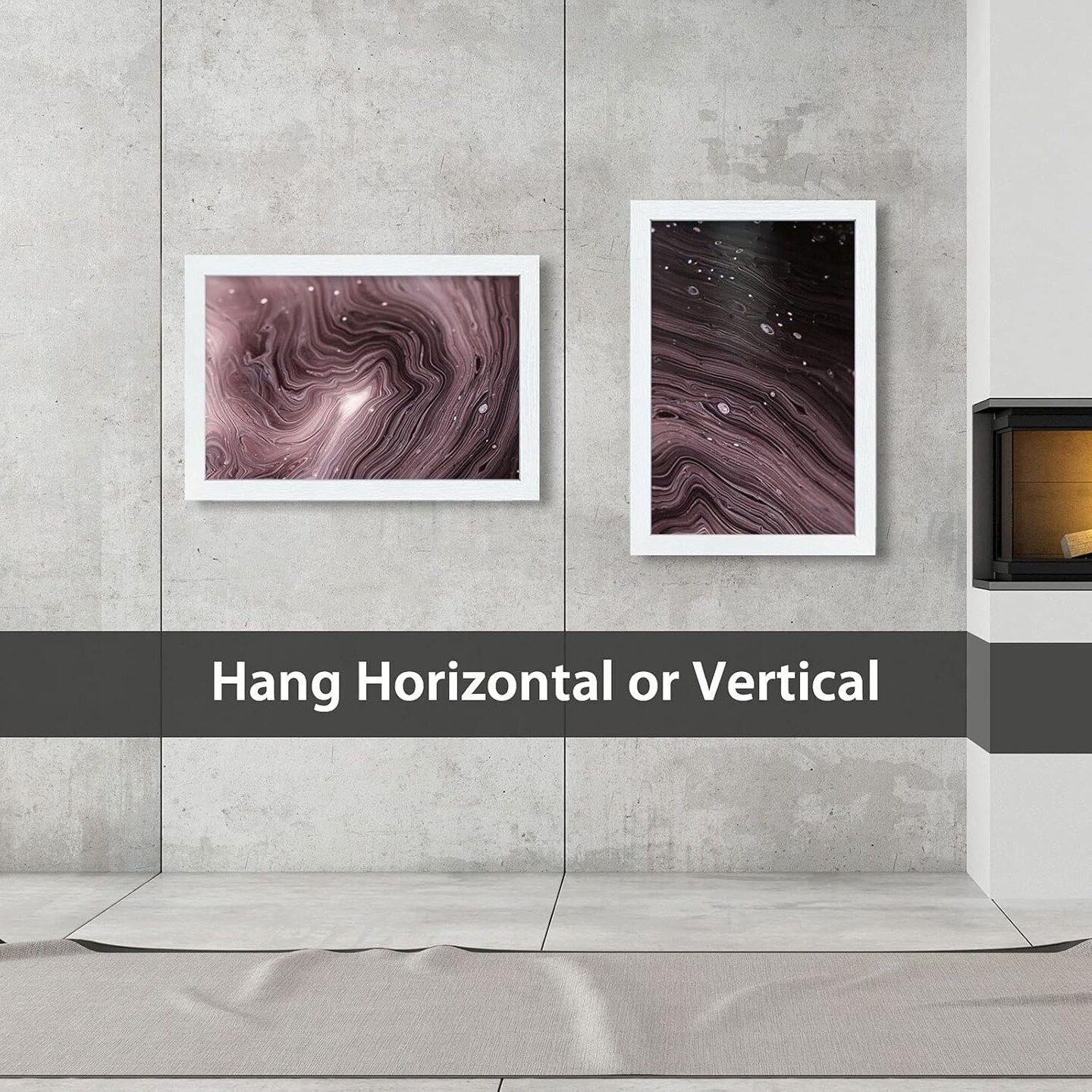 Poster Frames 20x30 White 3 Pack, Solid Wood Picture Frames for Wall Mounting Hanging Art and Puzzle Frame