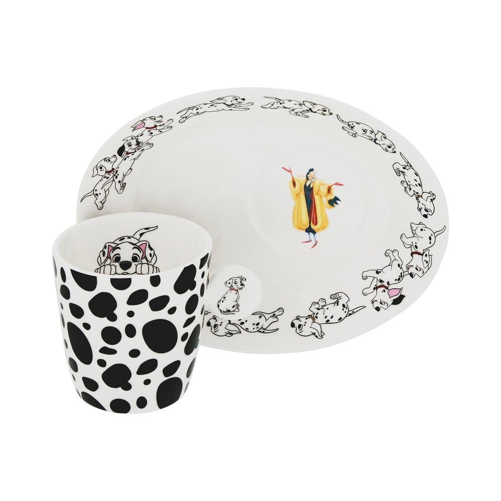 Disney English Ladies: 101 Dalmatians Decorative Cup &#x26; Saucer