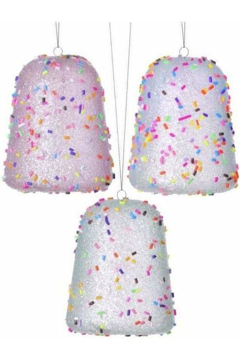 3.5&#x22; Candy Sprinkles Gumdrop Ornaments (Asst 3)