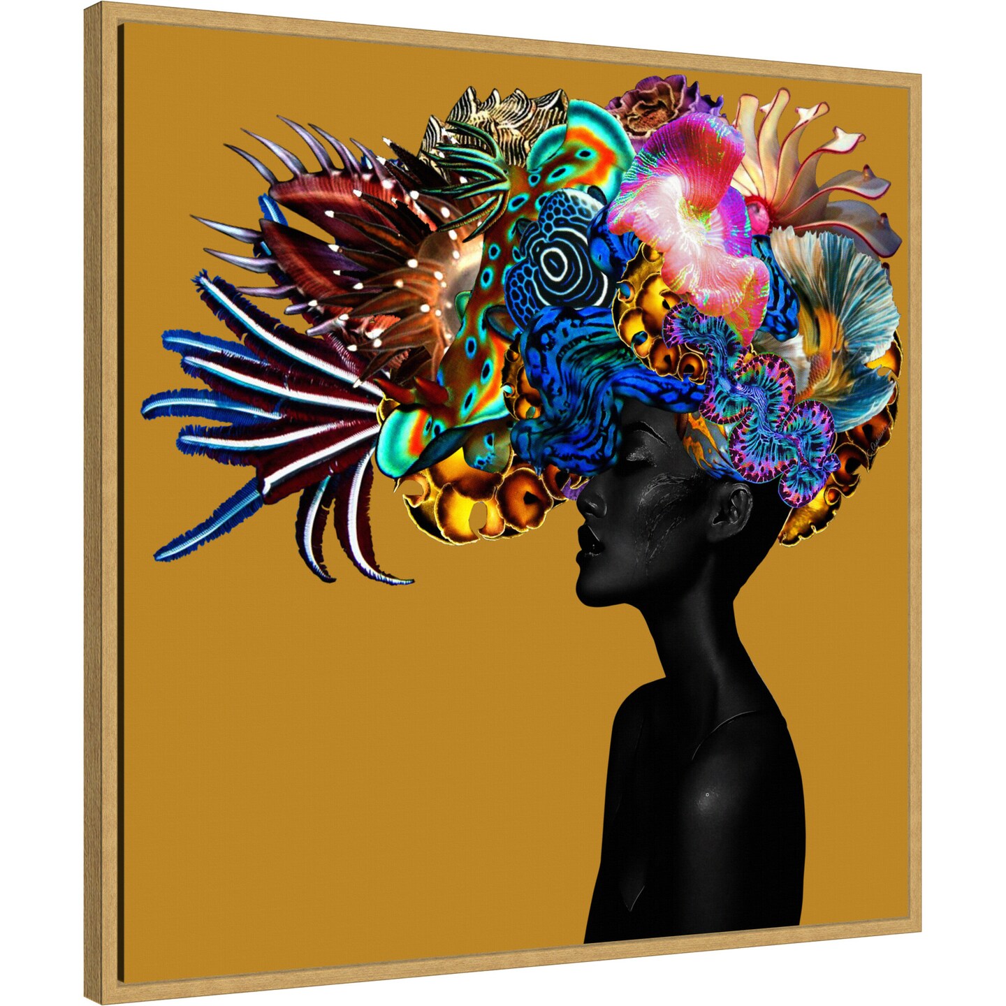 Crowning Glory II by Lolita Lorenzo Framed Canvas Wall Art