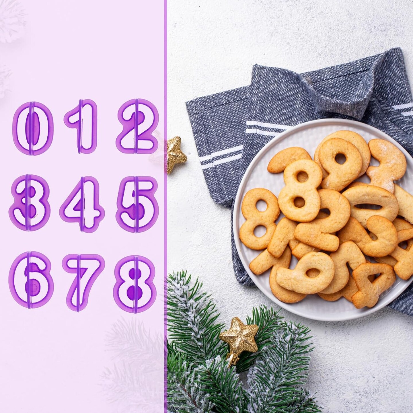 Plastic Alphabet Cookie Cutter Set 40 Piece