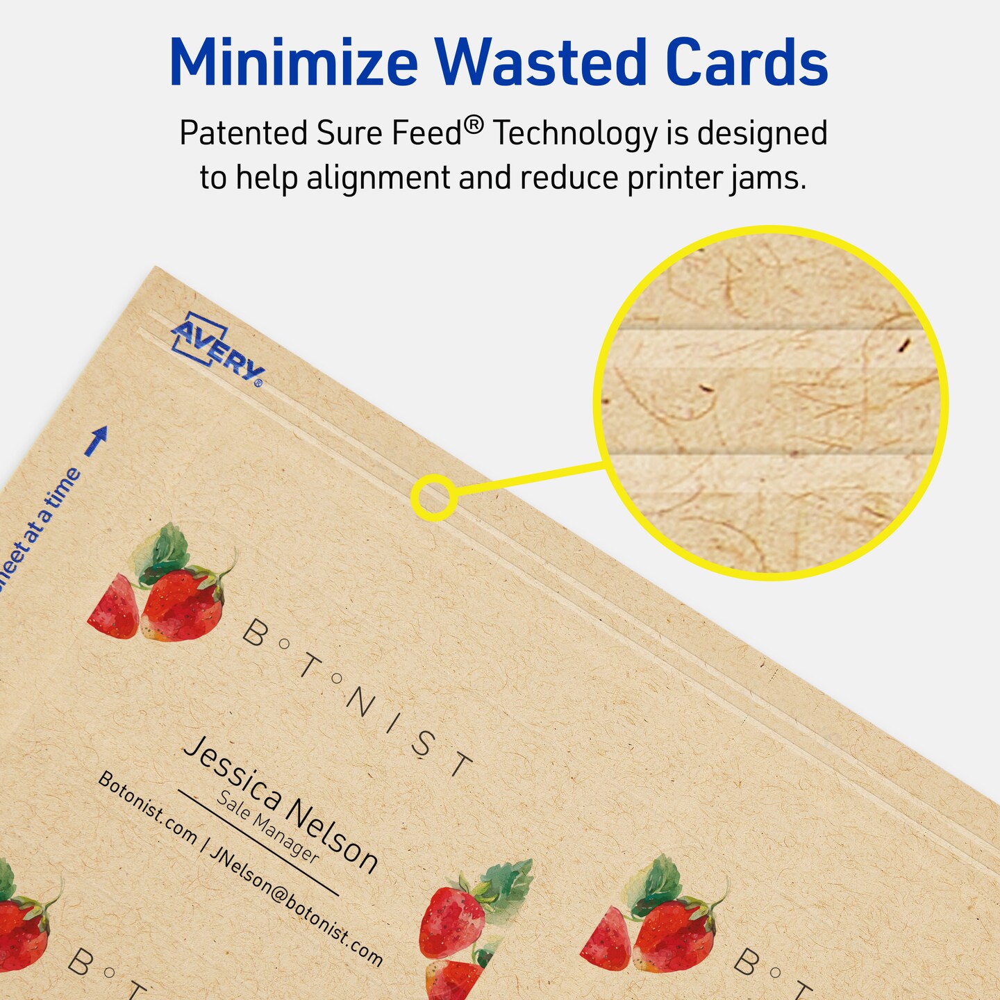 2&#x22; x 3-1/2&#x22; Rectangle Rounded Corners, Kraft Brown Business Cards