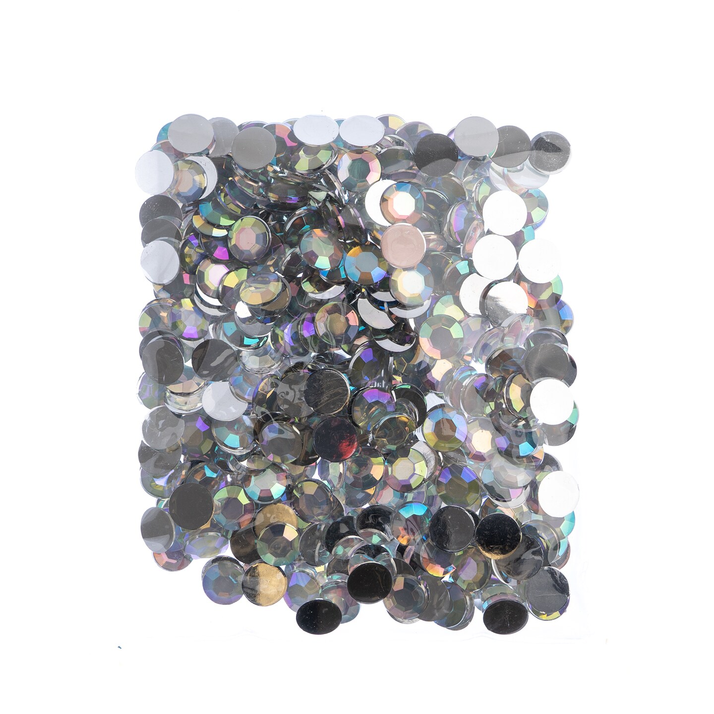 John Bead 12mm (SS50) Round Acrylic Flat Back Rhinestones, 400pcs