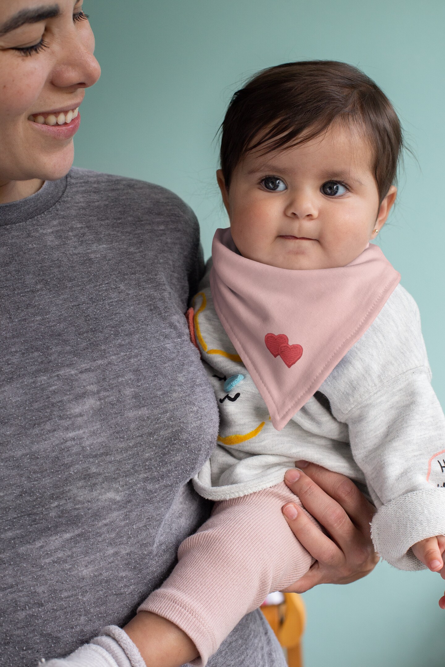 Set of 3, Double Red Heart, Valentine, Embroidered, Iron on Patch
