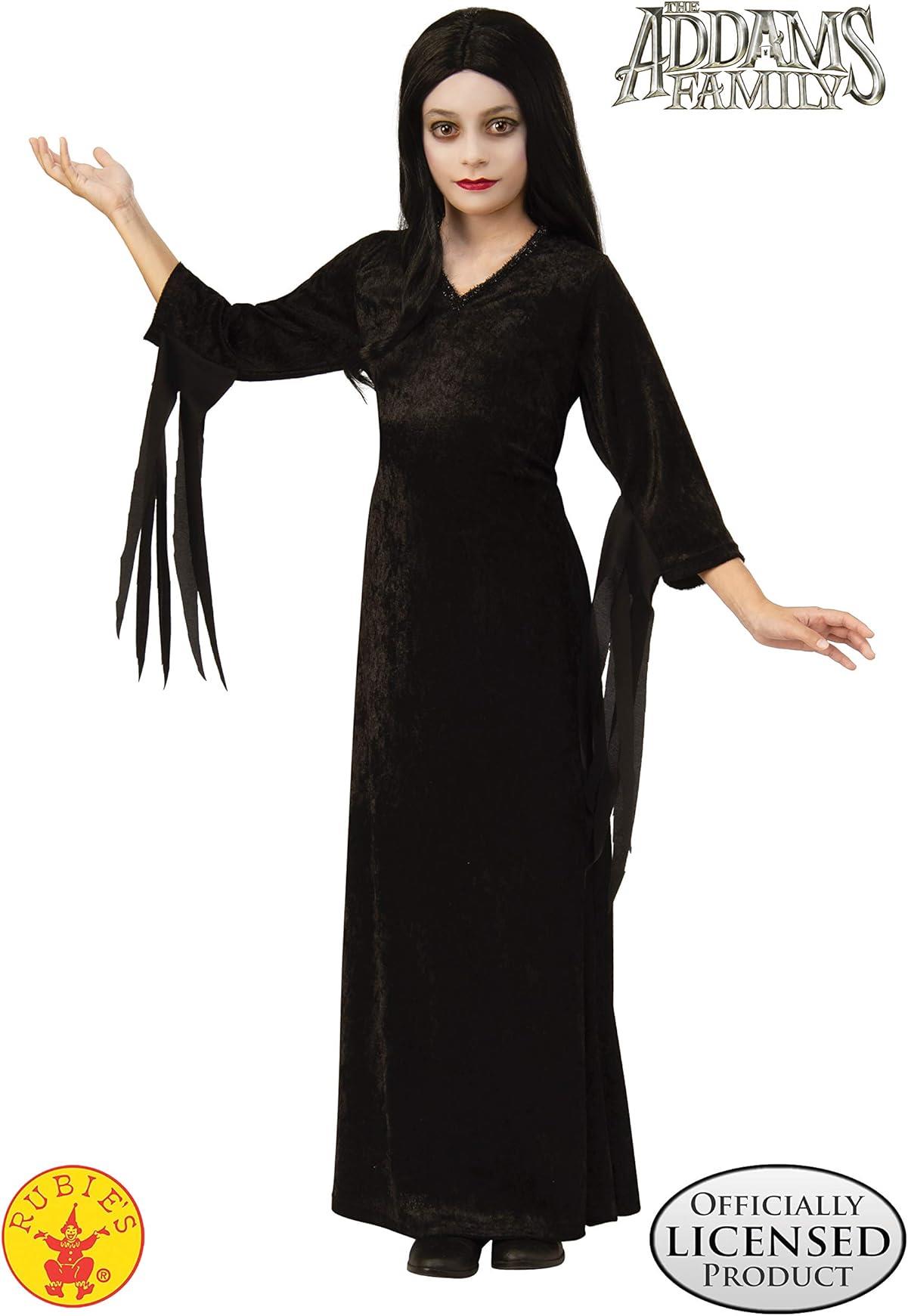 Rubies Girl&#x27;s Addams Family Animated Movie Morticia Costume, Small 4-6