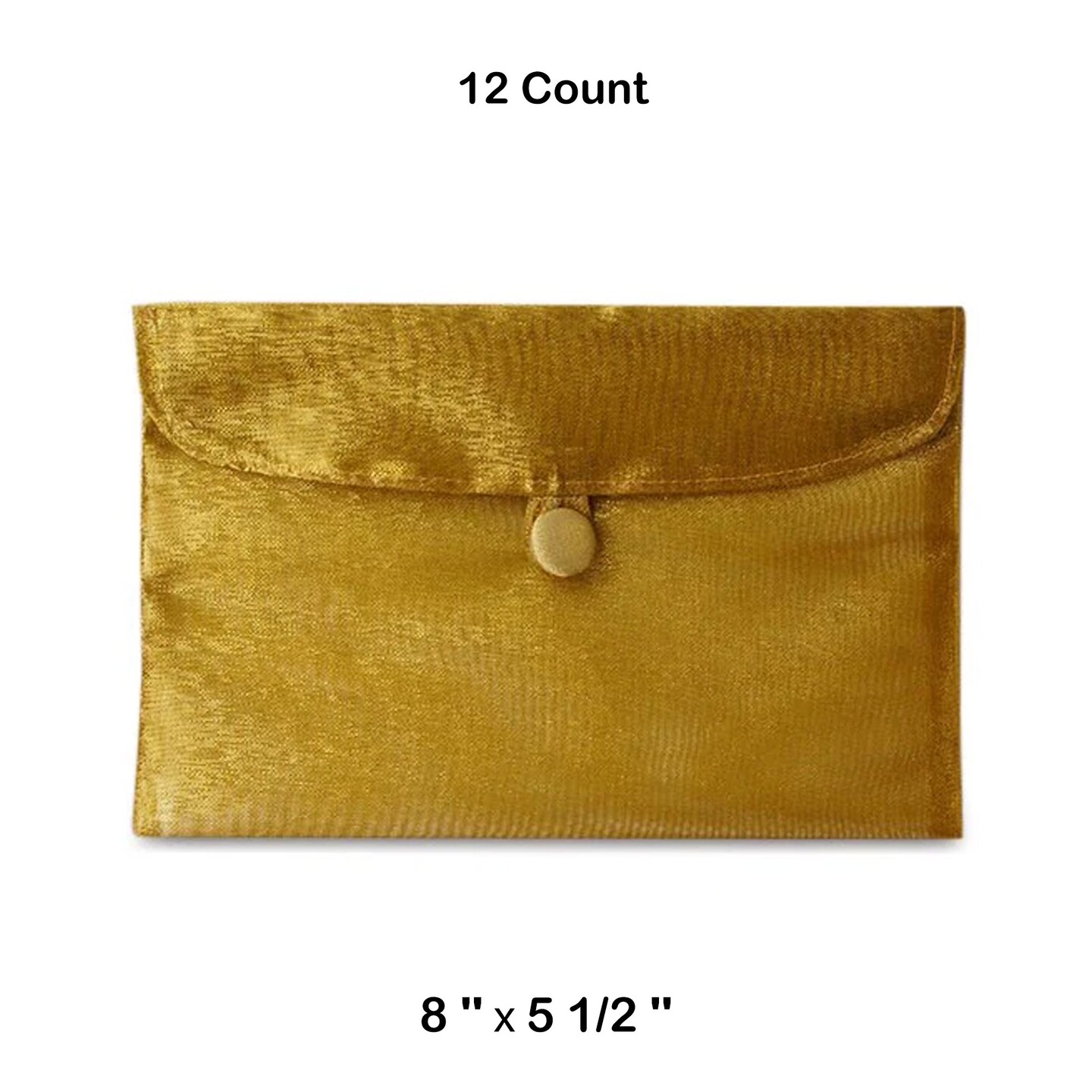 Elegant Fabric Gift Envelopes 8" x 5.5" for Stylish Presentations