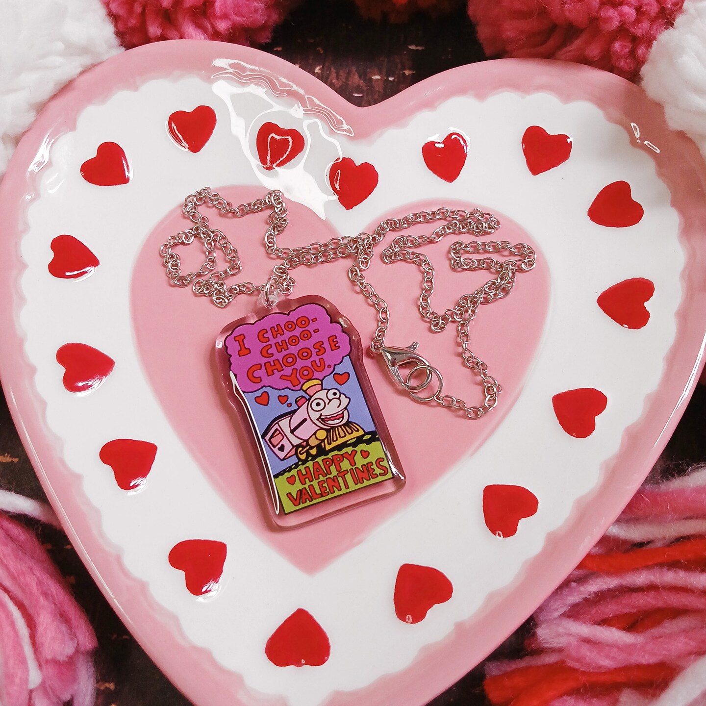 Funny I Choo-Choo Choose You Valentine's Day Card Ralph and Lisa