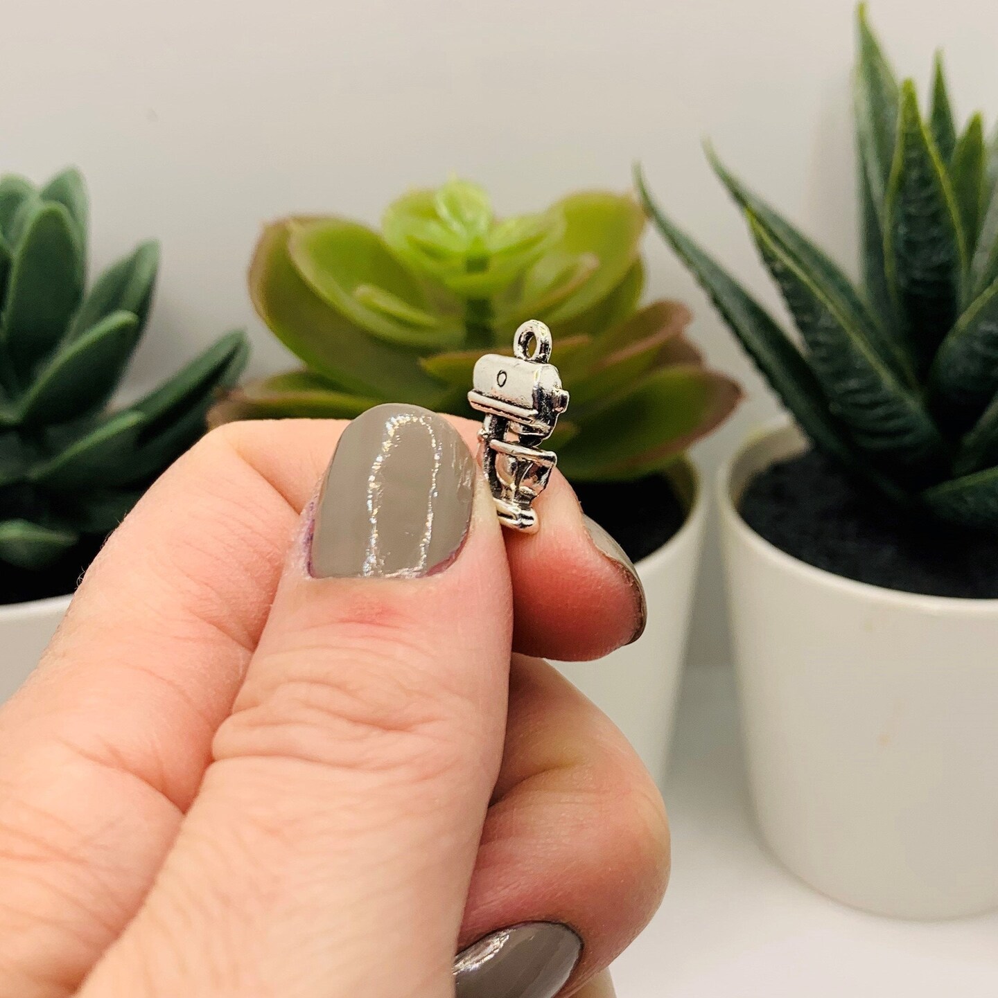 4, 20 or 50 Pieces: Silver Mixer Baking Charms