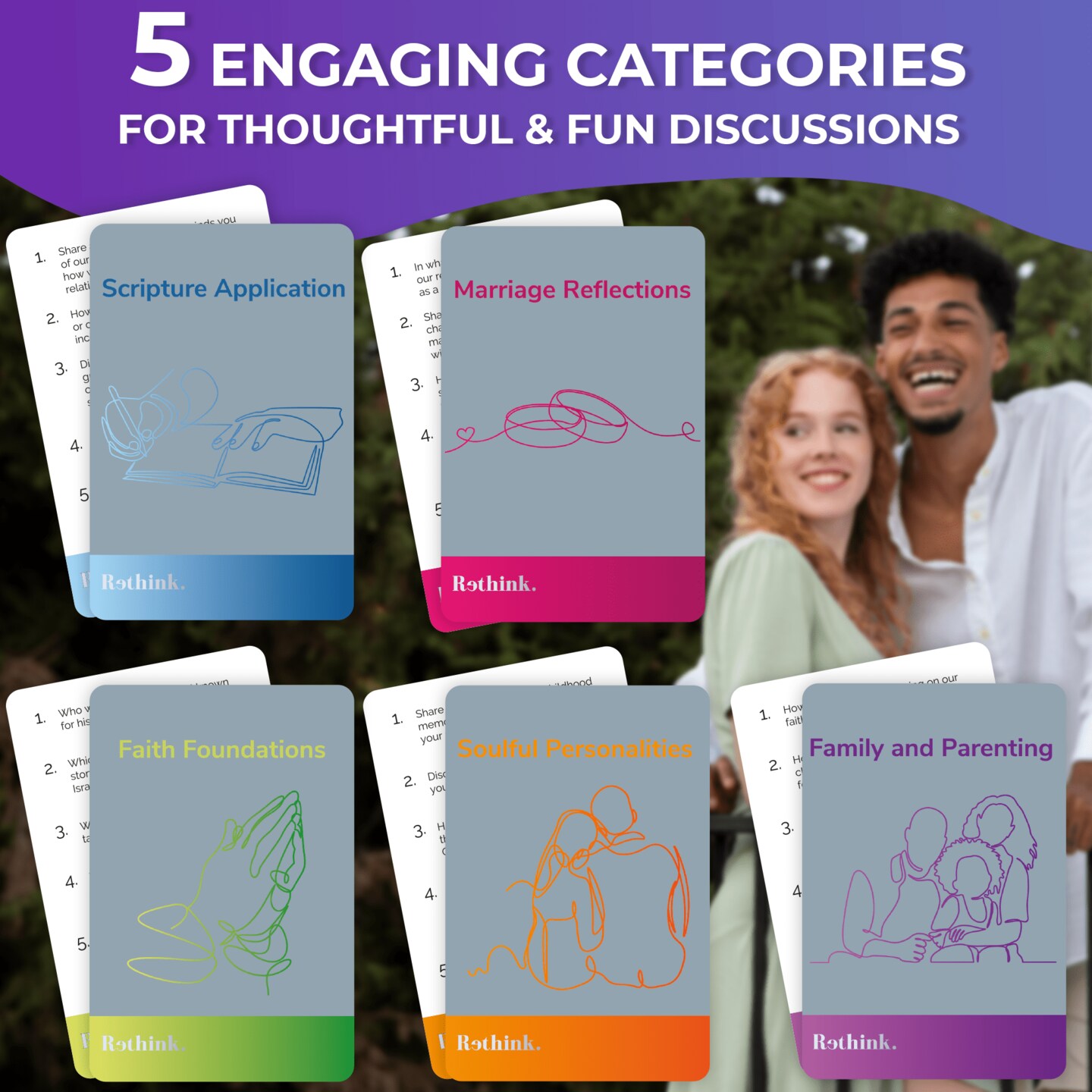 Rethink!: Conversation Cards Game for Christian Couples | 95
