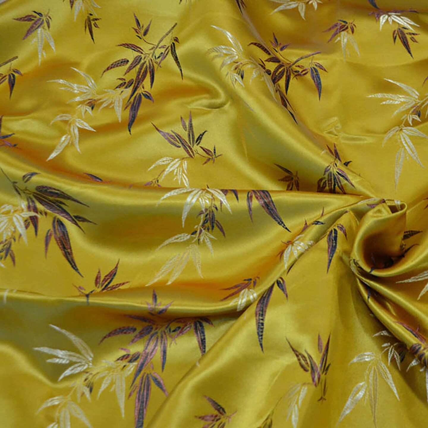 Oriental Bamboo Brocade Fabric 45" Wide 100% Polyester Dry Clean