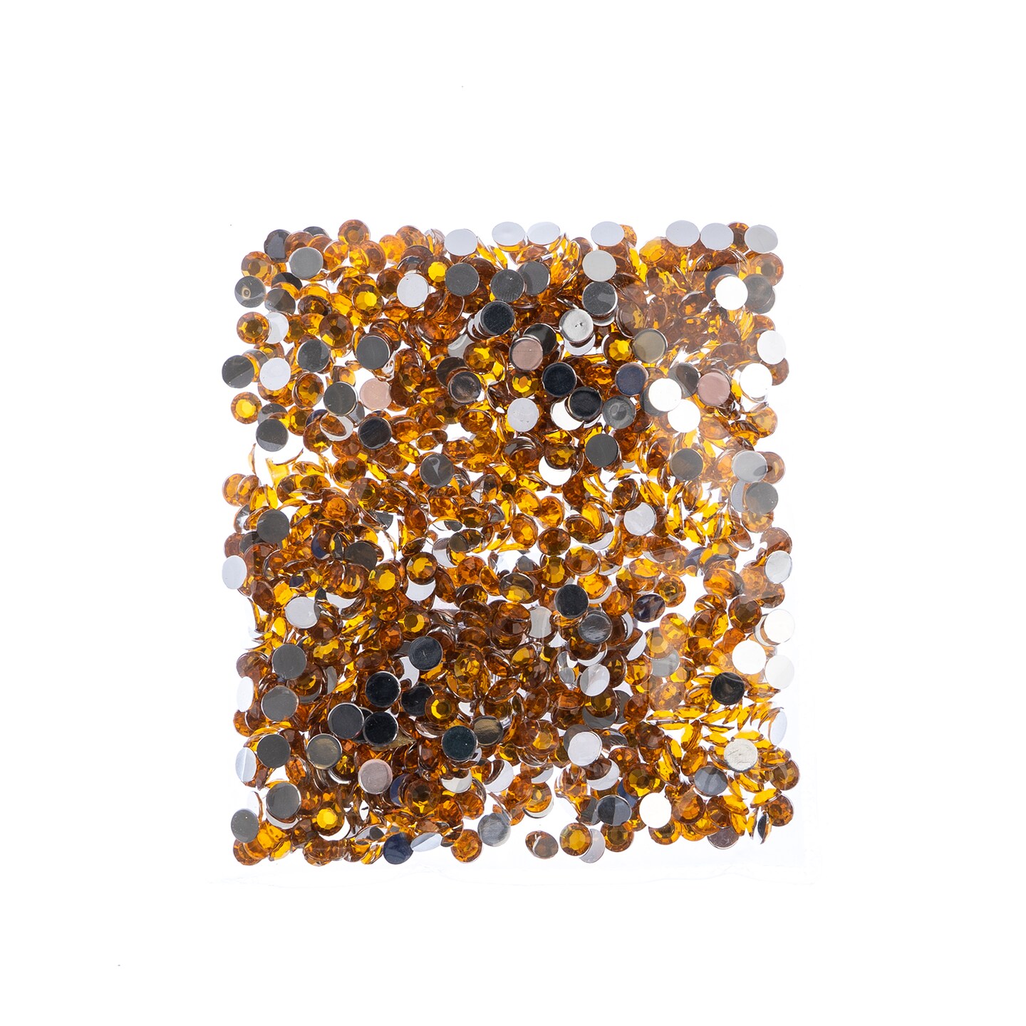 John Bead 6mm (SS28) Round Acrylic Flat Back Rhinestones, 1000pcs