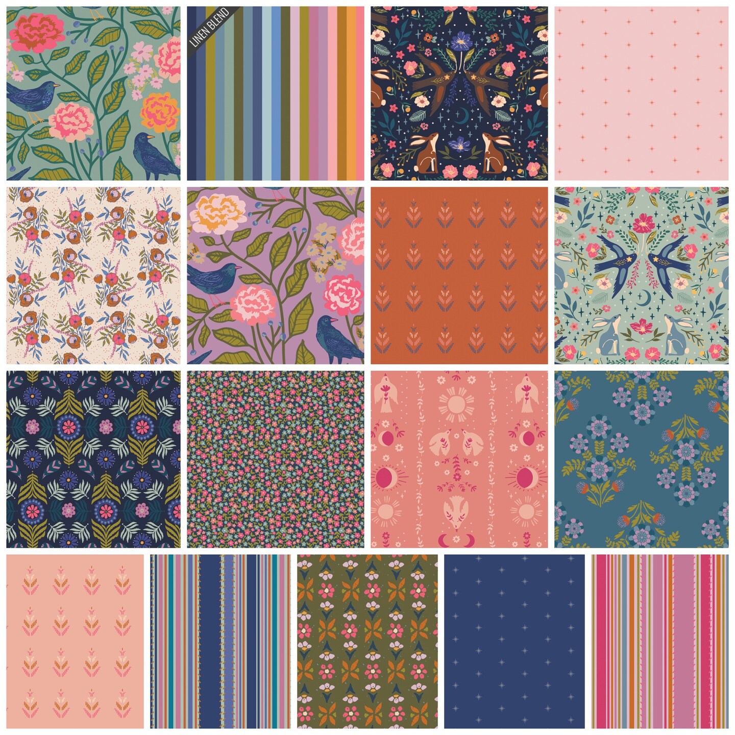 Starling 10&#x22; Square Pack (Layer Cake) by  for Art Gallery (10WSTR)