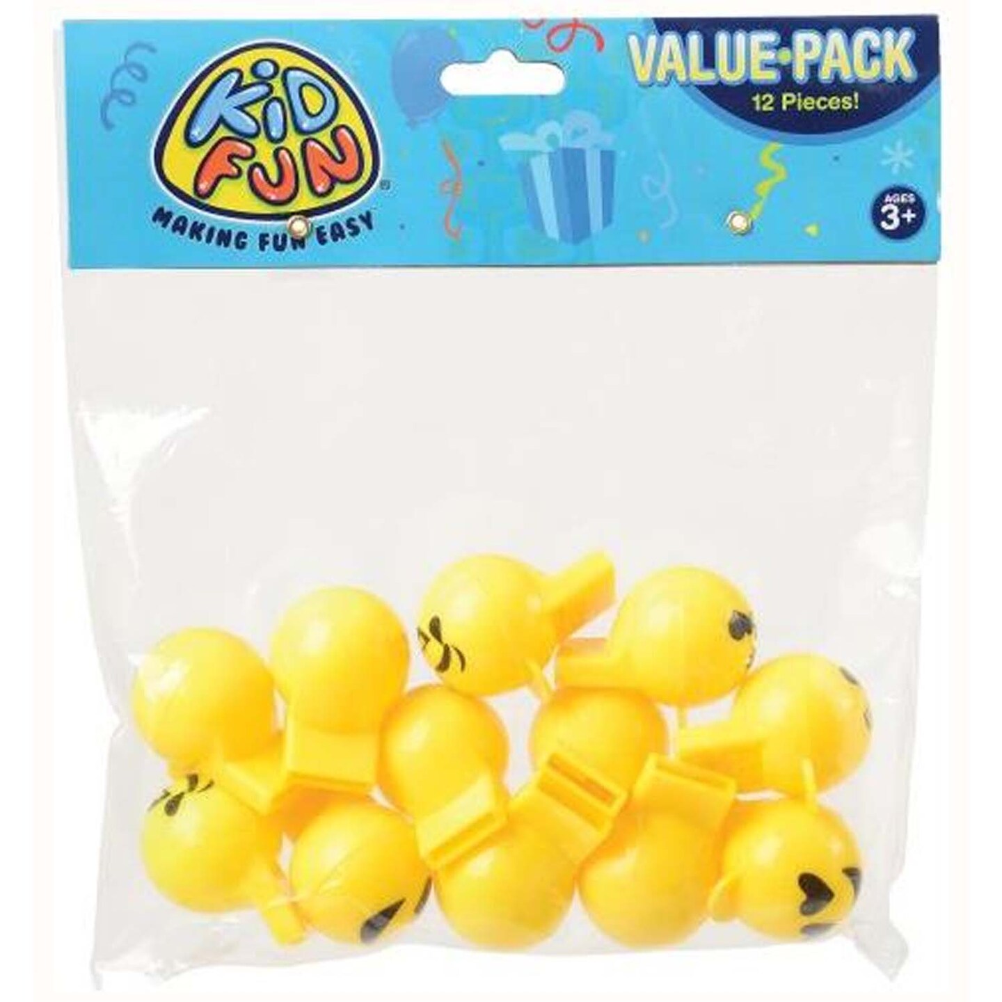 Smile Face Whistles Include 12 Units