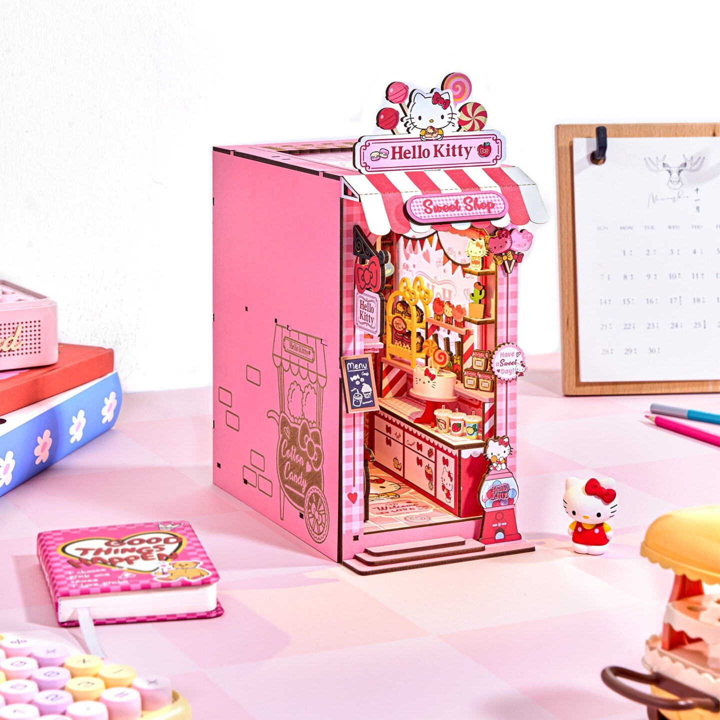 Hello Kitty&#xAE; Sweet Shop - DIY Book Nook Kit